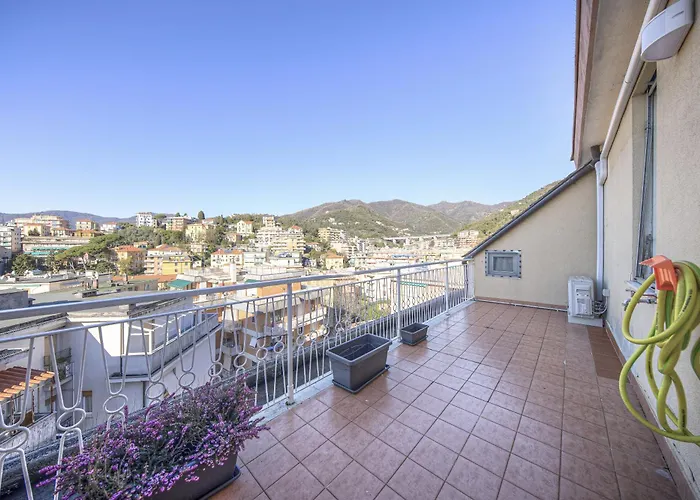 Lägenhet Casa Pioppi Comfort E Bella Vista Rapallo
